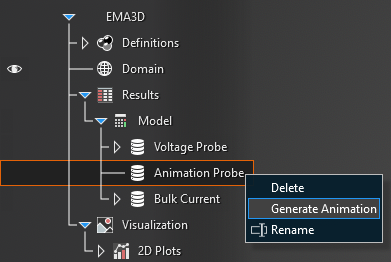 plot animation probe 1