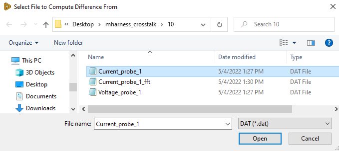 plot mh current probe 9